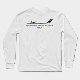 McDonnell Douglas MD-81 - Jetran Air Long Sleeve T-Shirt